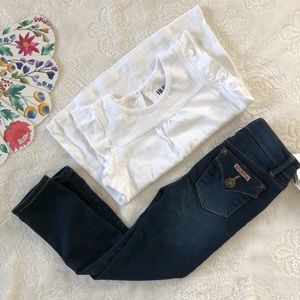 Hudson Skinny Jeggings and Tee